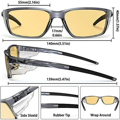 CAXMAN Blue Light Blocking Glasses for Computer Gaming Sleeping Eyeglasses wi... 4